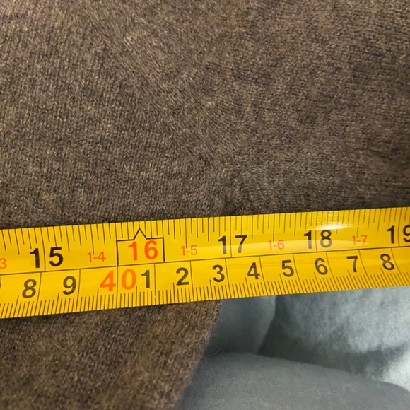 Screw Shrunken Cashmere Crewneck Sweater in Heather Charcoal Size Small - Picture 7 of 8